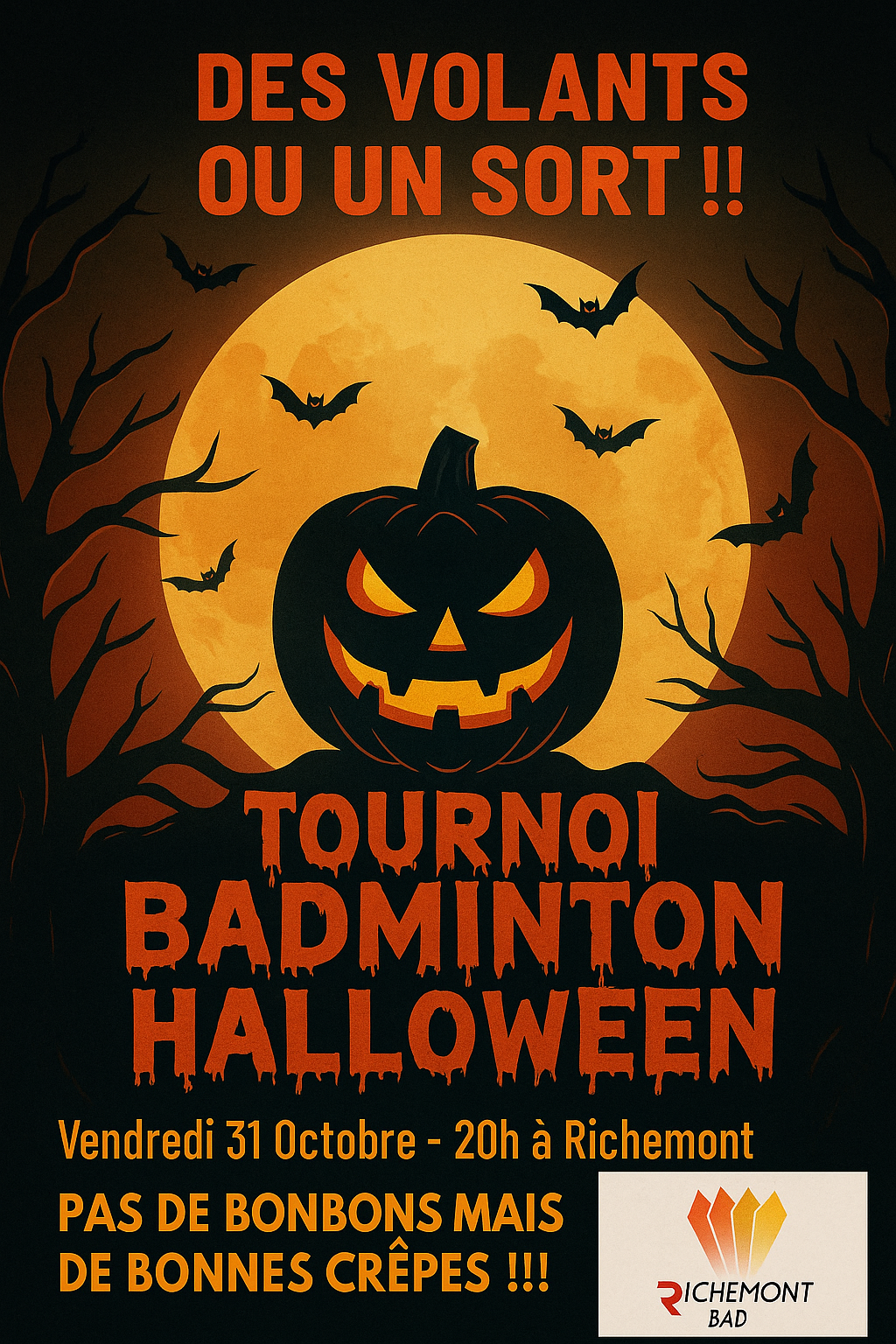 Tournoi adultes Halloween